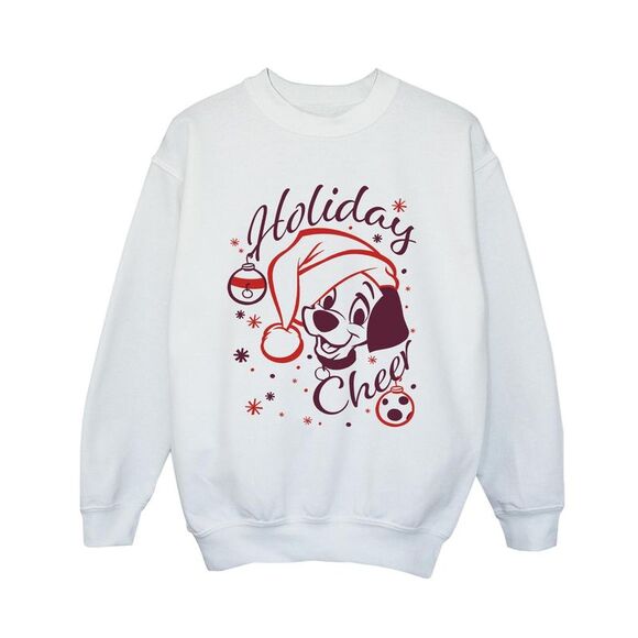 101 Dalmatians Boys Holiday Cheer Sweatshirt / White